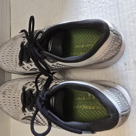 Saucony Men Ride 13 Gray and Black Athletic‎ Shoes. Used main image 6
